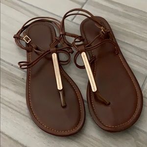 Aldo Sandals size 8.5 brown